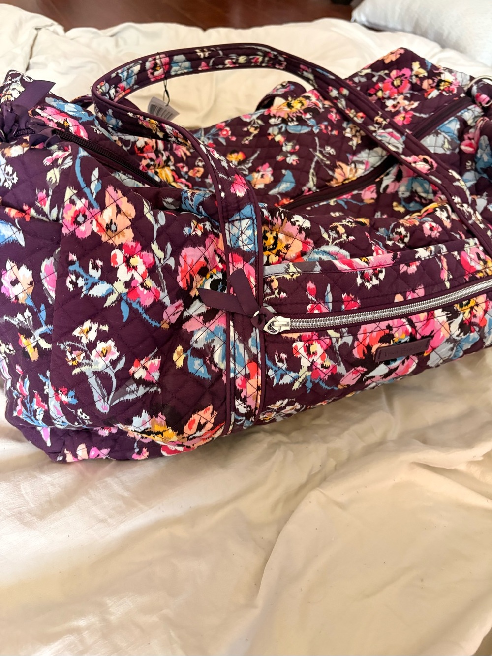 Vera Bradley NWT Holland Garden Quilted Floral Duffel Bag - Large - Picture 3 of 7